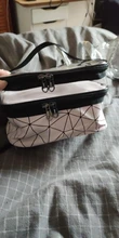 Bolsa de maquillaje transparente multifunción para viaje, organizador de artículos de tocador con diamantes de moda, resistente al agua, almacenamiento de maquillaje para mujer