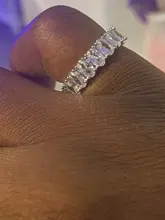 BRAVKIS bandas de boda eternidad anillos con Zirconia para las mujeres CZ cristal promesa Dedo de compromiso anillo joyas de diseño Bague BUR0279