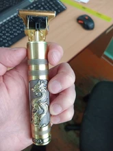 Cortadora de pelo eléctrica para hombre, afeitadora profesional de pelo Dragon Barber, sin cable, USB, 0mm