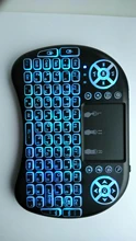 Air-Mouse Touchpad Tv-Box Remote-Control Russian Backlit I8 Mini Wireless-Keyboard Android