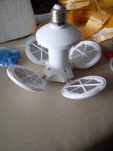 Lamp Bulb Football-Ufo-Bulb Led-Spotlight Folding E27 White Light-Cold/warm 110V 220V