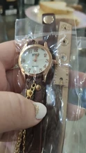 CCQ-Relojes de pulsera de cuero Vintage para mujer, pulsera analógica informal a la moda, zegarek damski