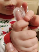 Mordedor de bebé seguro sin BPA, anillo de dentición de plátano, de silicona, para masticar, cuidado Dental, cepillo de dientes, cuentas de regalo para lactantes