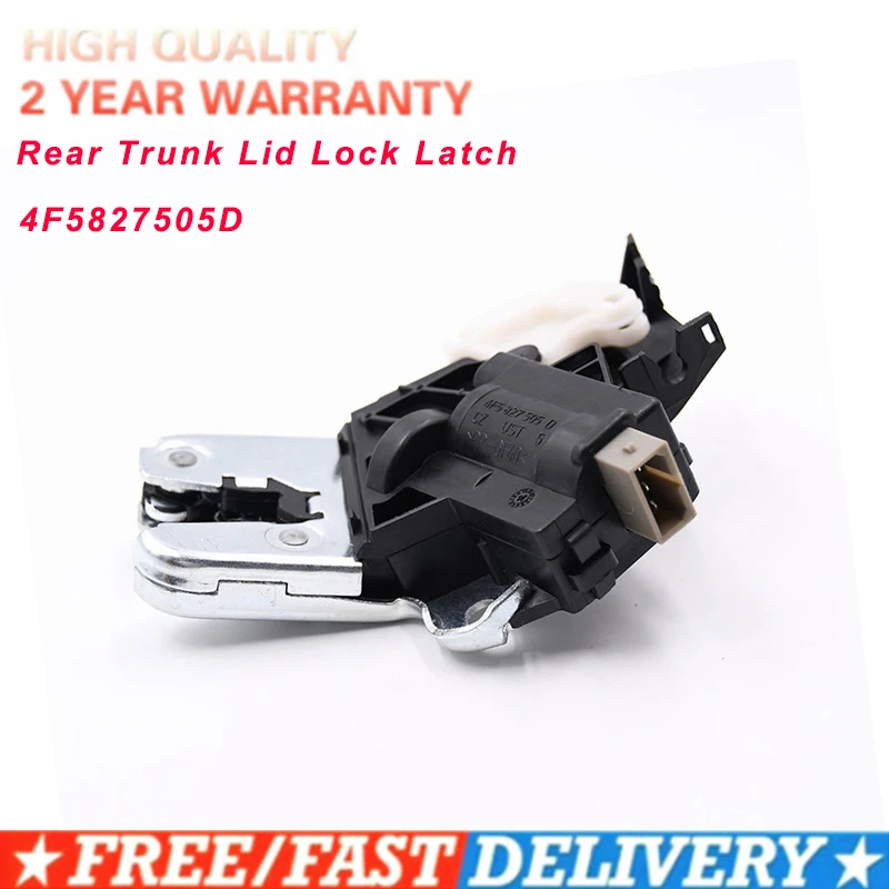 

Free Shipping Rear Trunk Lid Lock Latch 4F5827505D For VW Jetta MK5 Passat B6 3C2 B7 CC EOS For Audi A4 A5 A6 A8 Seat EXEO
