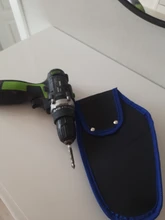 Bolsa portabrocas Holst, herramienta inalámbrica para taladro de 12v, bolsa de herramientas de cintura