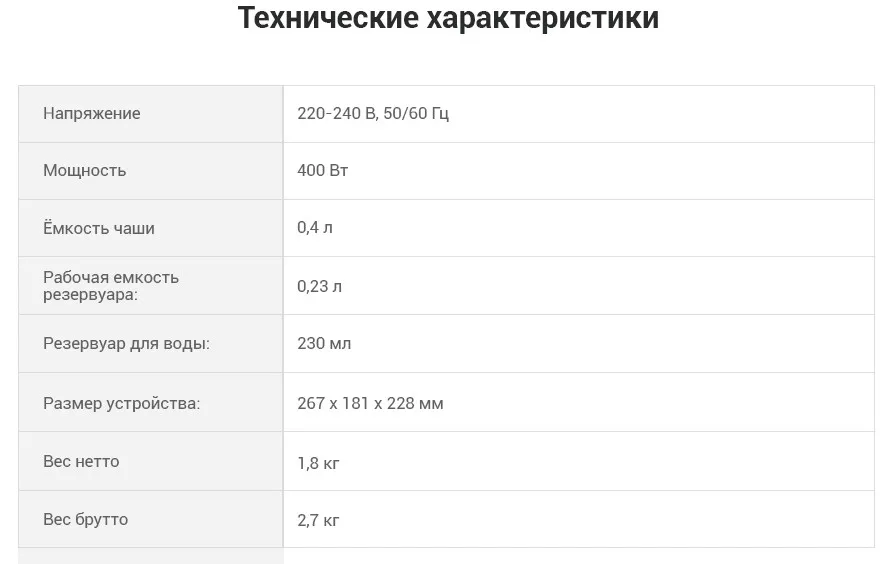 Блендер-пароварка Kitfort KT-2314