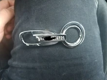 Llaveros con grabado personalizado para hombre y mujer, llaveros de acero inoxidable, Metal, grabado, nombre personalizado, Logo, regalo para hombre y mujer, DK372