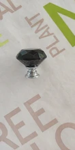 Wardrobe Handles Hardware Drawer Pull Cupboard Glass-Knobs Cabinet-Door Crystal Kitchen