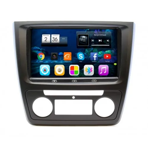 Штатная автомагнитола VOMI VM1688-T8 SKYT для Skoda Yeti климат+ RP-SKYT на Android 7(+ Камера заднего вида в подарок