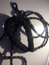 Luminosa hermosa 1,5 M de seguridad de Nylon hebilla de correa para mascotas de alta calidad 02