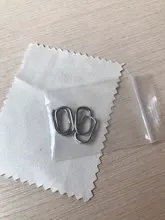 ANENJERY de Plata de Ley 925 Plata geométrica Oval aro pendientes para las mujeres Simple de Metal de estilo desmontable pendientes para las mujeres S-E1412