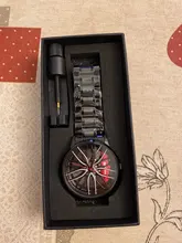 Sports Watch Clock Wheel Car Custom-Design NEKTOM Waterproof Mens Hub Rim Creative