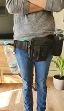 Táctico hombres paquete con cintura de Nylon botella de agua para caminar teléfono bolsa de deportes al aire libre del ejército militar caza escalada Camping bolsa