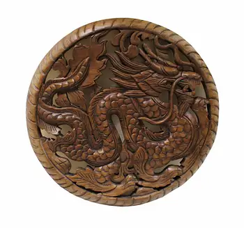 

Panel round "dragon"