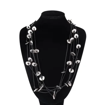 

Necklace jewelery washer (jewelery alloy, silver) 56428