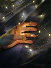 Light-String Garland Copper-Wire-Lights Battery-Power Festoon Fairy LED Christmas Wedding