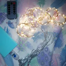 3M String LED Fairy Lights Garland Curtain Lamp USB Remote Control New Year Christmas