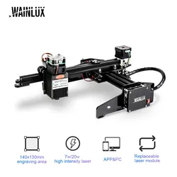 Wainlux JL4 – graveur Laser de bureau USB 20W 7W, Machine pour bricolage, imprimante de logos et marques, découpeur CNC, gamme de gravure 