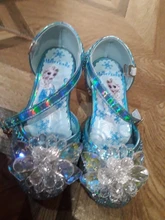 Crystal Shoes Girls Sandals High-Heel Baby Little-Girl Princess Summer Children's New