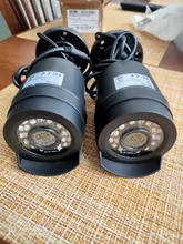 ZOSI-cámara de seguridad CCTV HD-TVI, lente de 1080mm, 24 LED IR, visión nocturna de 65 pies, cámara de vigilancia a prueba de polvo para exteriores, 3,6 P