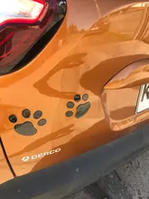 Decal Car-Sticker Footprint Animal Silver Black Bear Golden Cool-Design Cat Paw Dog 3D