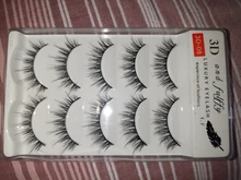 Fake Eyelashes Makeup Daily Natural Thick HBZGTLAD 5-Pairs Handmade 3D