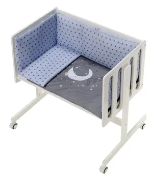 

Minicuna Hauck Lit D'appoint with Textile Moon Universe Blue