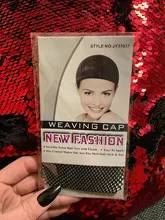 Malla de nailon para pelo de mujer, redecilla negra para la fabricación de pelucas, malla elástica, accesorios para pelucas, 1 unidad