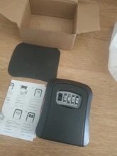 Caja de bloqueo de llave MOOL, caja de seguridad de llave de aleación de aluminio montada en pared, a prueba de agua, caja de bloqueo de llave de combinación de 4 dígitos para interior Outdoo