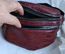 Riñonera de piel sintética de cocodrilo unisex, bolso de pecho con cinturón de alta calidad, 2019