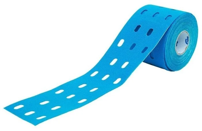 Тейп кинезиологический CureTape Punch Blue 5 см x м голубой TR-160653 | Спорт и развлечения