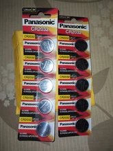 Batería de litio Original Panasonic cr2032 cr 2032 3V de 10 Uds para el ordenador del reloj batería de pila de botón de la calculadora del Control remoto