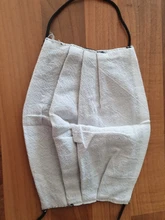 Mascarilla reutilizable de lino Natural para adultos, máscara protectora lavable, transpirable