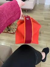 Makeup Pouch Toiletry-Bag Canvas Travel Women Waterproof Fashion New Simple