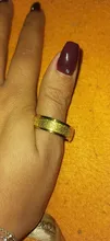 Diamon-Anillo de boda de oro romántico para parejas, sortija de boda de compromiso de 8MM, cristal pulido Simple