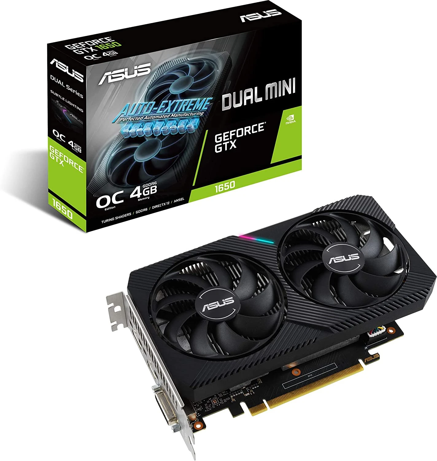 graphics card for pc ASUS Dual NVIDIA GeForce GTX 1650 Mini OC Edition Gaming CSM Graphics Card graphics card for desktop