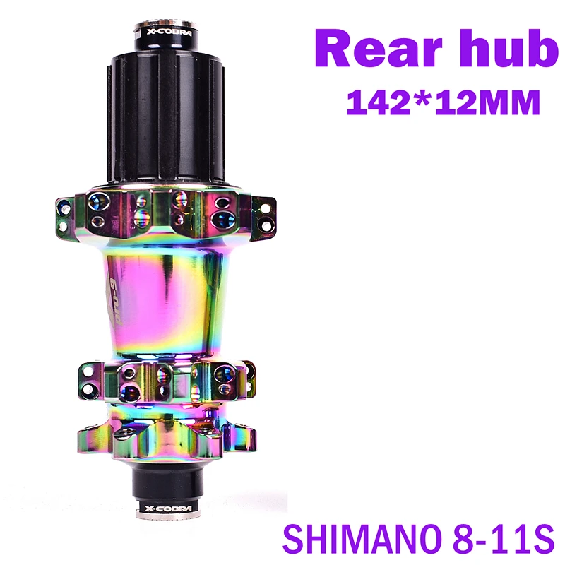 Велосипедная ступица X Cobra rainbow 144 ступицы для горных велосипедов 4 подшипника