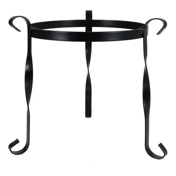 

Flower Pot Stand Metal Black (ø 30 x33,5 cm)