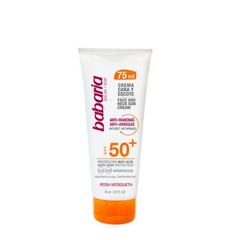 

Anti Brown Spot Sun Lotion Cara & Escote Babaria SPF 50+ (75 ml)