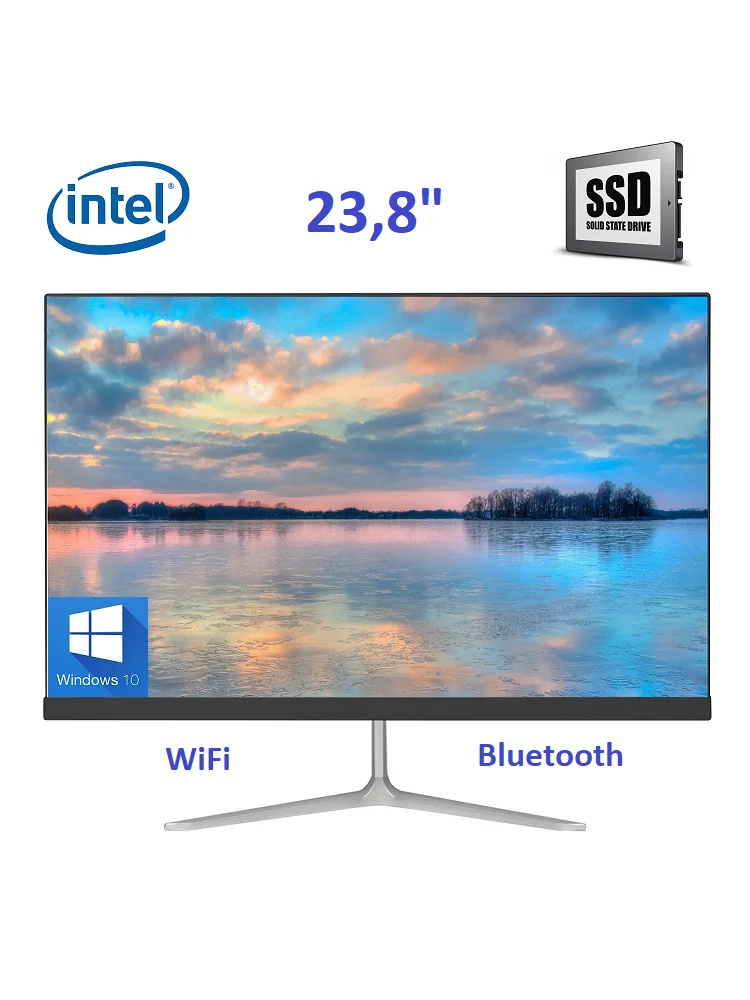 Моноблок AIO INTEL 23 8&quot G5420/DDR4_4(8)Gb/SSD_120(240)Gb/WebCam | Компьютеры и офис