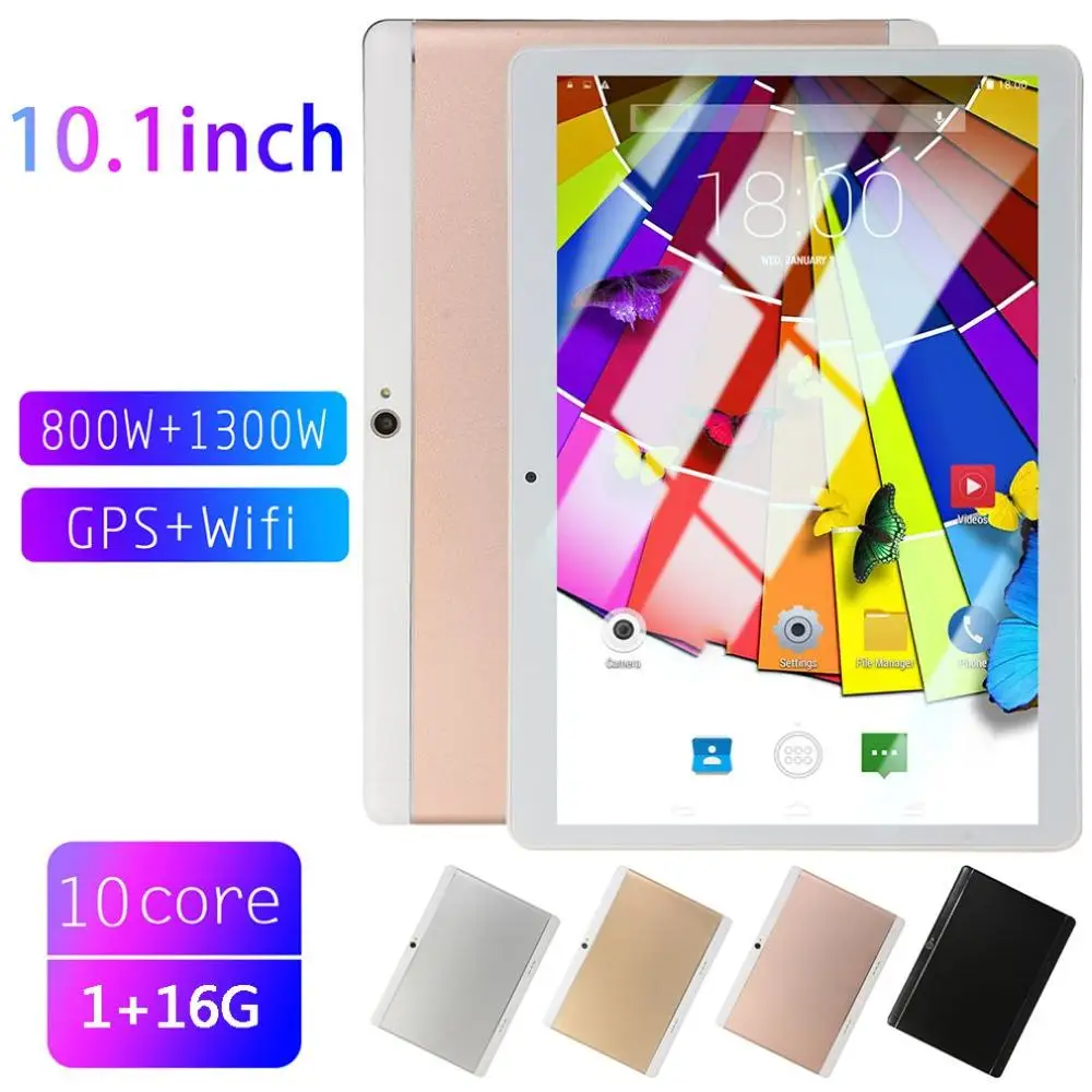 

1 Pcs Tablet Android 8.0 Ten Core 10.1 Inch GameÂ Computer HD PC GPS WIFI Call Wireless Wifi Android Dual Camera Learning