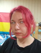 Lentes de contacto para Cosplay, lentillas de Color rojo y blanco para ojos de Halloween, 1 par