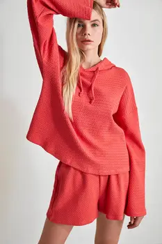 

Trendyol Honeycomb Textured Knitted Pajamas Set THMAW21PT0018