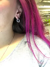 XUANHUA-pendientes de tuerca de acero inoxidable para mujer, joyería de moda para mujer, accesorios de joyería, abalorio, efecto de masa bohemio, 2019