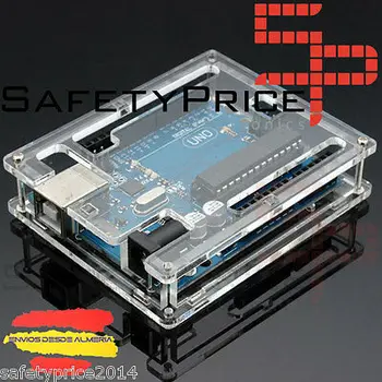 

One R3 Atmega328 + case acrylic case Housing Housing box potection Arduino