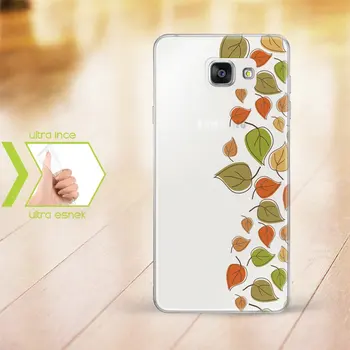 

Personalized Custom Samsung Galaxy A3-A5-A7 2016 Slim Clear Silicone Phone Cover (Leaf Temalı-3)