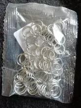 Lote de 200 anillos abiertos de 3, 4, 5, 6, 8 y 10 mm, accesorio para fabricar joyas, joyería personalizable