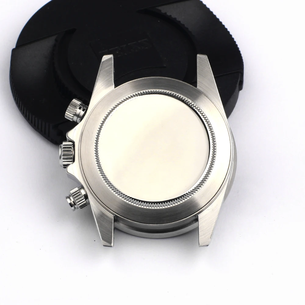 Orologio Kit di Caso per Valjoux 7750 Movimento Può FAI DA TE TMC 9420 Lug  20 millimetri con il Nero Lunetta In Acciaio Inox 316|Watch Cases| -  AliExpress
