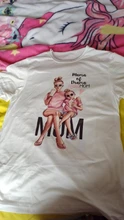 Ropa con estampado de gran tamaño para madre e hija, camiseta de Super mamá, ropa de princesa elegante para niña, bonita apariencia familiar Kawaii