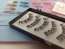 MB3K 5 magnético pestañas naturales con 3D imán hecho a mano 8 Uds magnético pestañas pinzas de visón pestañas faux cils magnetiqu